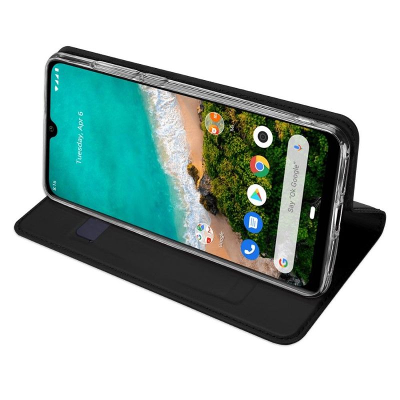 Kožené Pouzdro Na Xiaomi Mi A3 Saténový Povlak