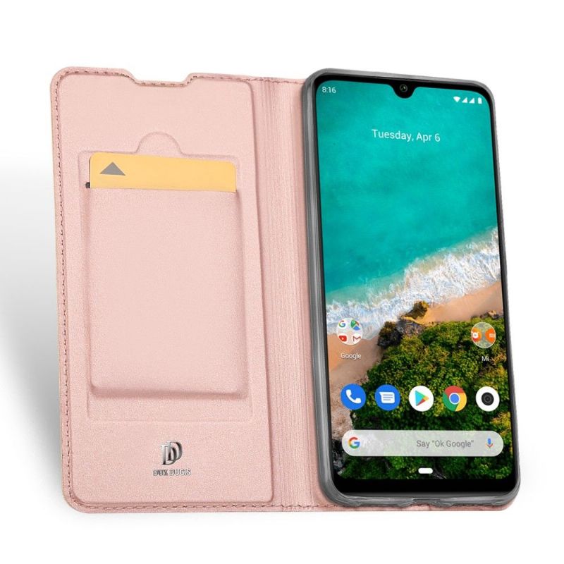 Kožené Pouzdro Na Xiaomi Mi A3 Saténový Povlak