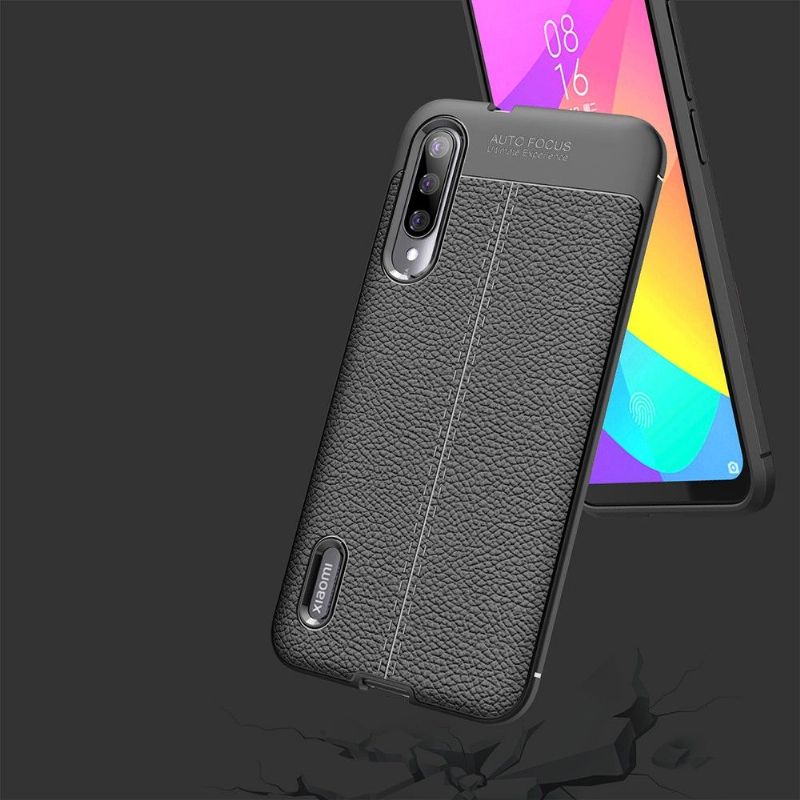 Kryt Na Xiaomi Mi A3 Gel Pro Konečnou Úpravu Umělé Kůže