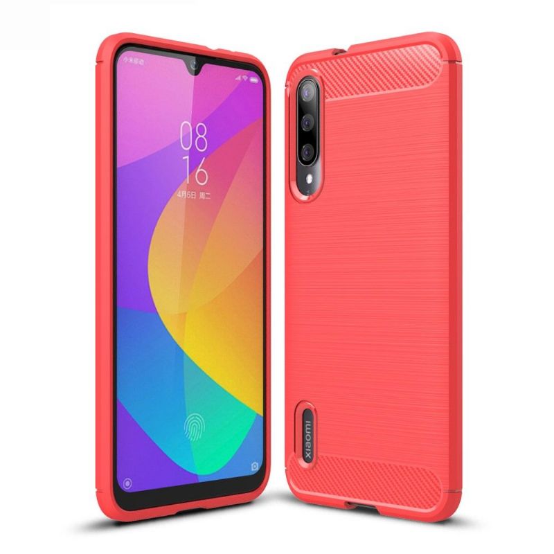 Kryt Na Xiaomi Mi A3 Uhlíkový Kartáčovaný Gel