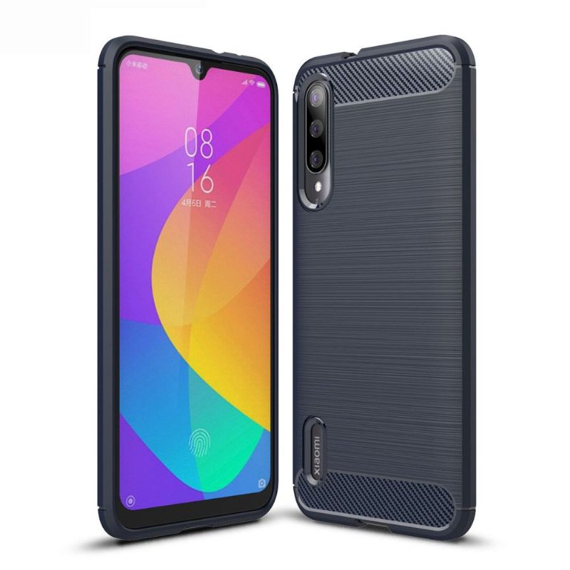 Kryt Na Xiaomi Mi A3 Uhlíkový Kartáčovaný Gel