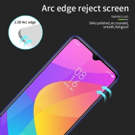 Xiaomi Mi A3 - Ochranné Tvrzené Sklo V Plné Velikosti - Černá
