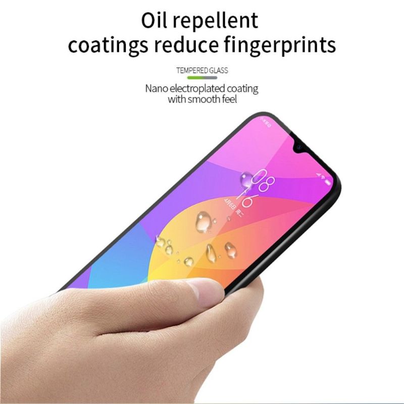 Xiaomi Mi A3 - Ochranné Tvrzené Sklo V Plné Velikosti - Černá