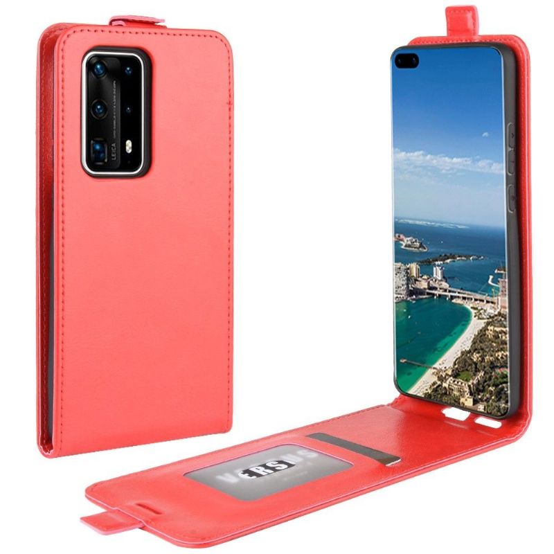 Flipové Pouzdro Na Huawei P40 Pro+ Kožené Pouzdro Vertikální Umělá Kůže