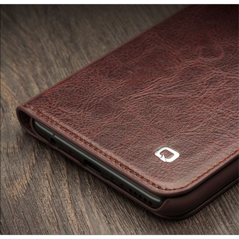 Pouzdra Na Honor View 10 Ručně Vyráběná Pravá Kůže - Hnědá