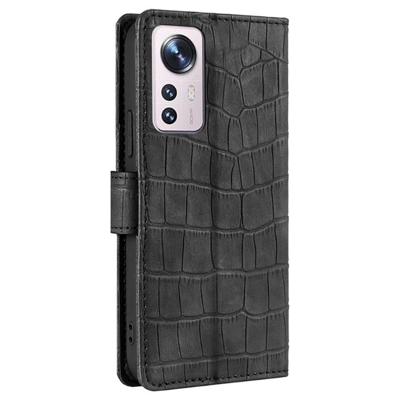 Flipové Pouzdro Na Xiaomi 12 Pro Ana Faux Krokodýlí Kůže