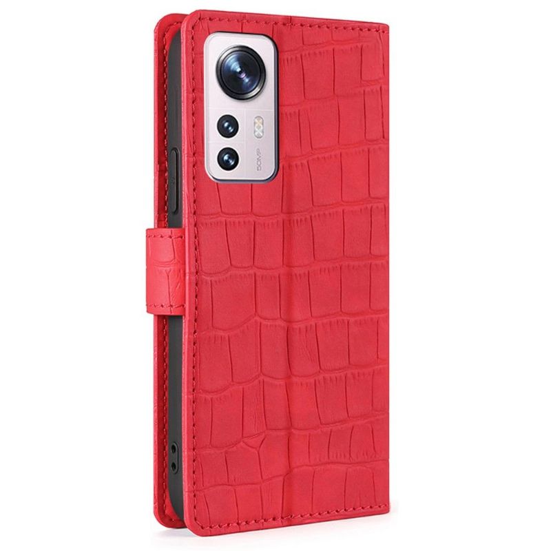 Flipové Pouzdro Na Xiaomi 12 Pro Ana Faux Krokodýlí Kůže