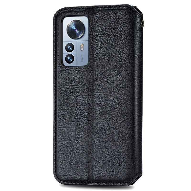 Flipové Pouzdro Na Xiaomi 12 Pro Držák Karty Kub Design