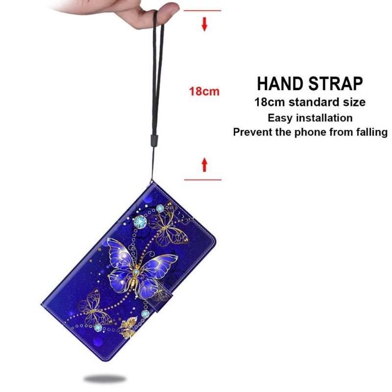Flipové Pouzdro Na Xiaomi 12 Pro Fialový Motýl