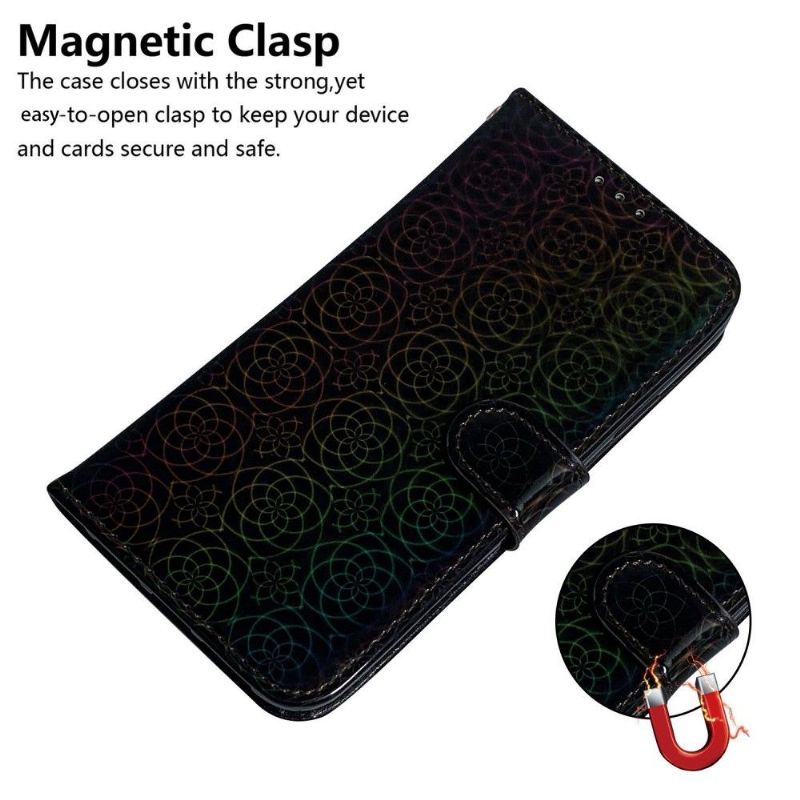 Flipové Pouzdro Na Xiaomi 12 Pro Holografické Květiny