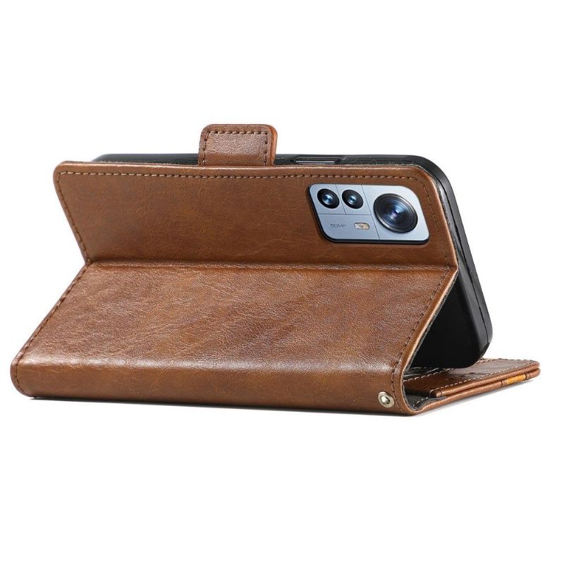 Flipové Pouzdro Na Xiaomi 12 Pro Kožené Pouzdro Flip Business