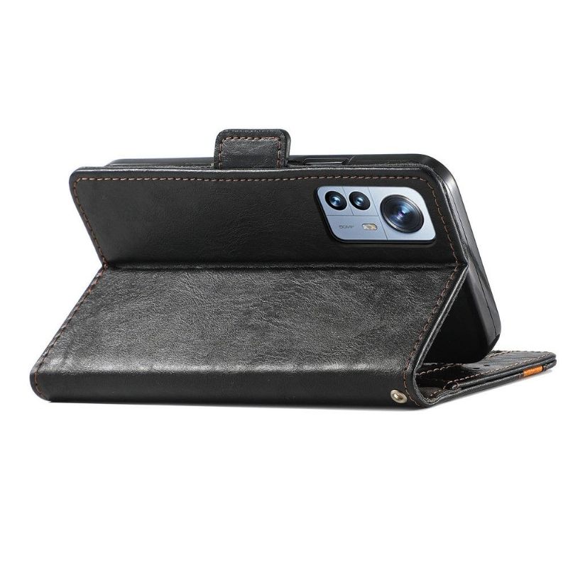 Flipové Pouzdro Na Xiaomi 12 Pro Kožené Pouzdro Flip Business