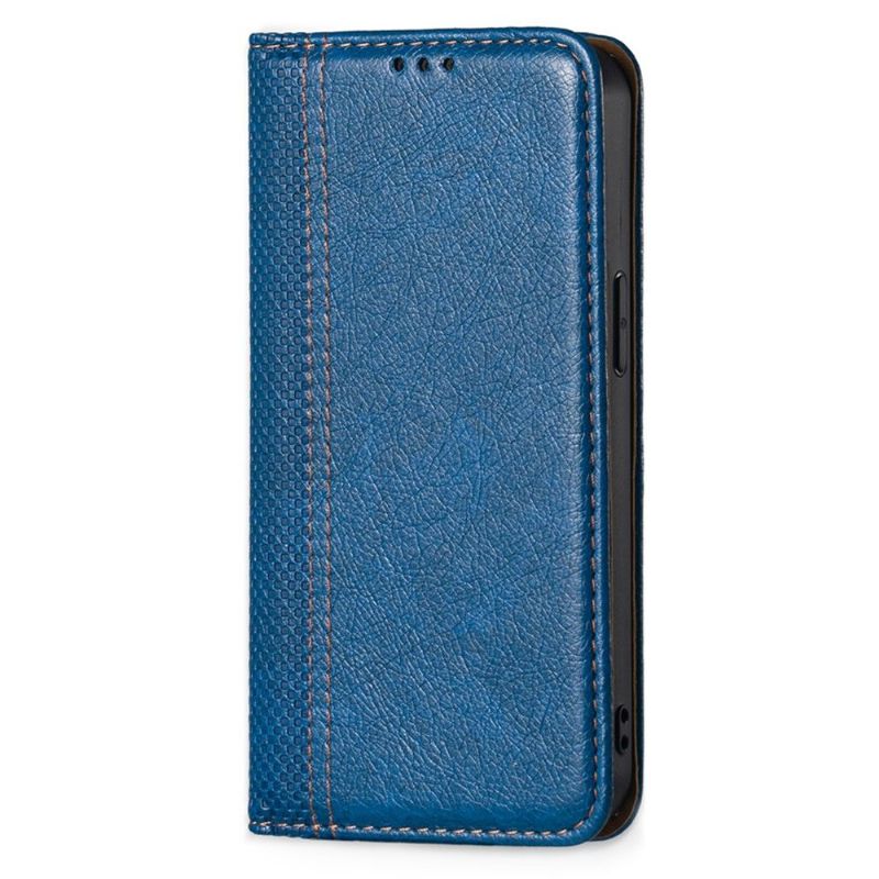 Flipové Pouzdro Na Xiaomi 12 Pro Kožené Pouzdro Převrácení Švů Folia