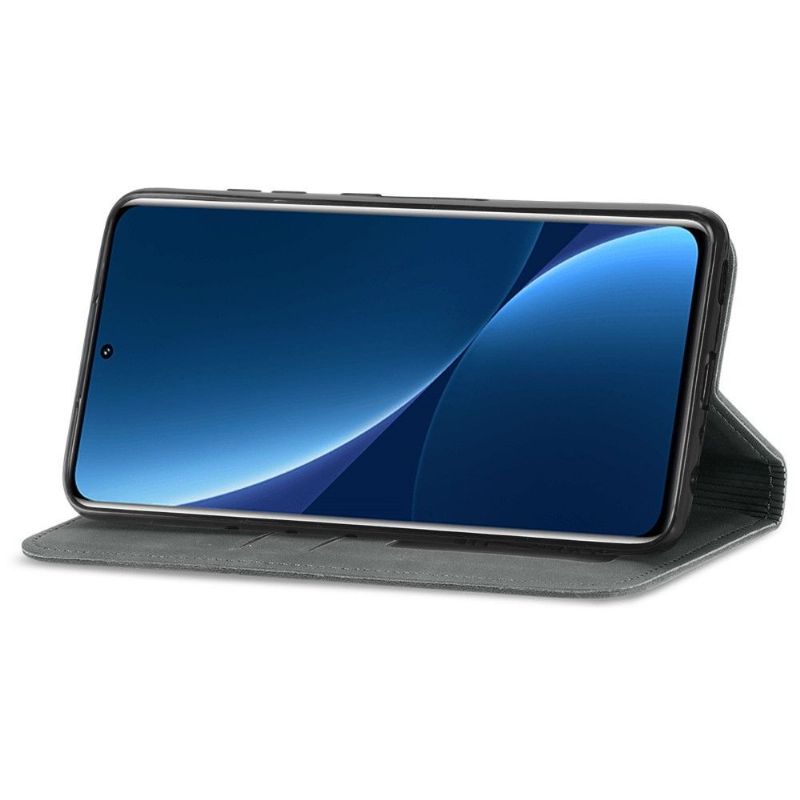 Flipové Pouzdro Na Xiaomi 12 Pro Obchodní Retro