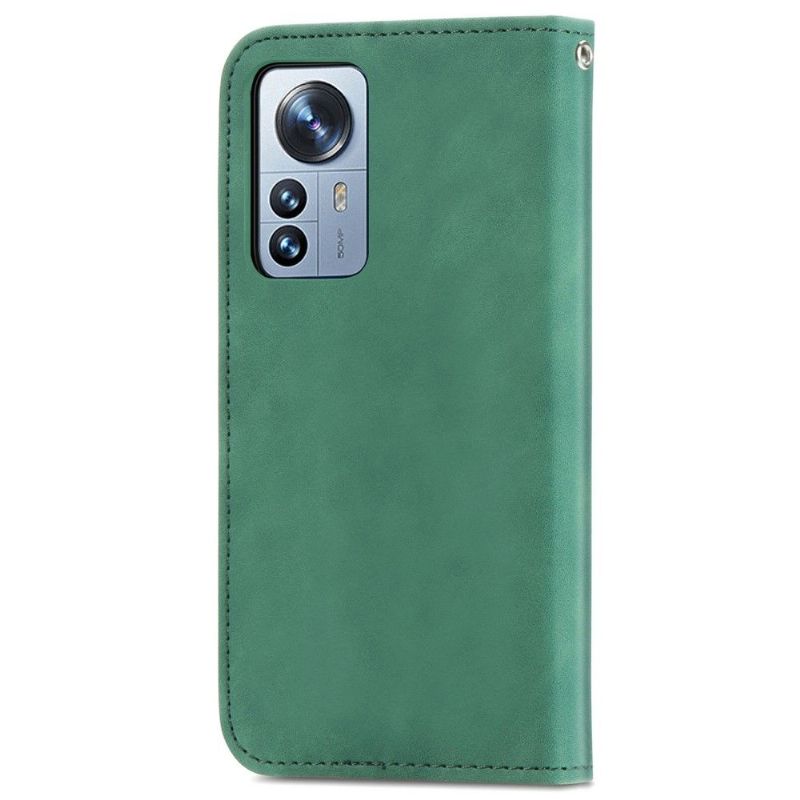 Flipové Pouzdro Na Xiaomi 12 Pro Obchodní Retro