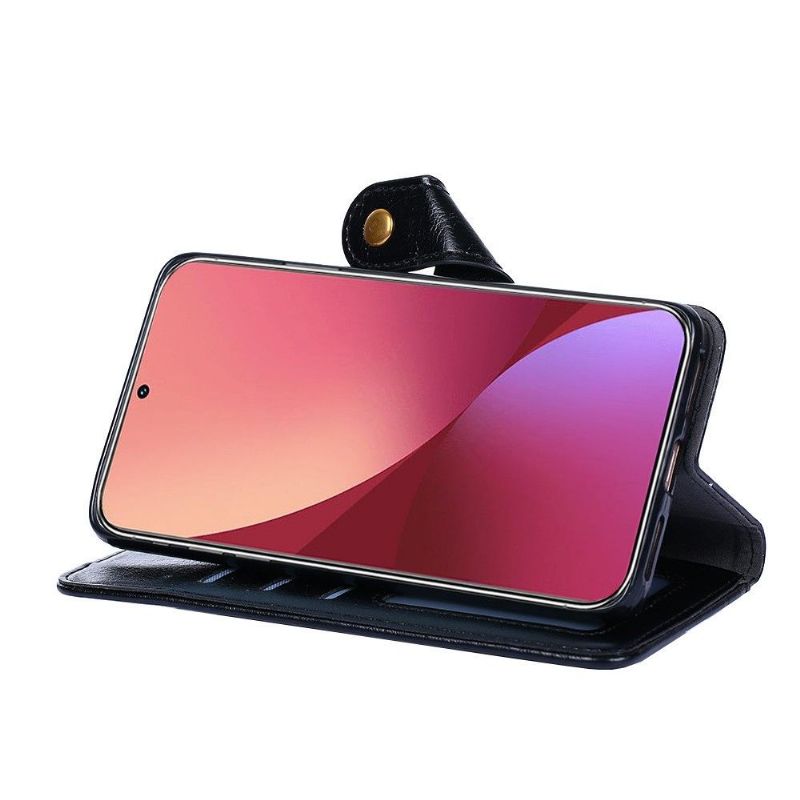 Flipové Pouzdro Na Xiaomi 12 Pro Peněženka Na Mince Z Umělé Kůže