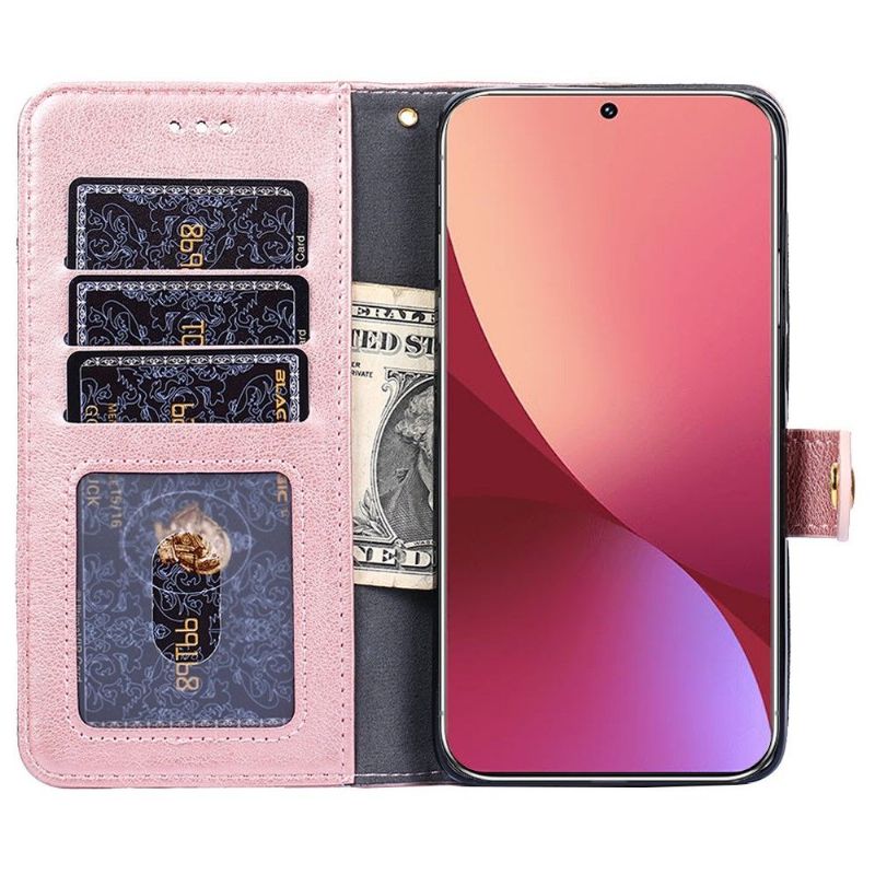 Flipové Pouzdro Na Xiaomi 12 Pro Peněženka Na Mince Z Umělé Kůže