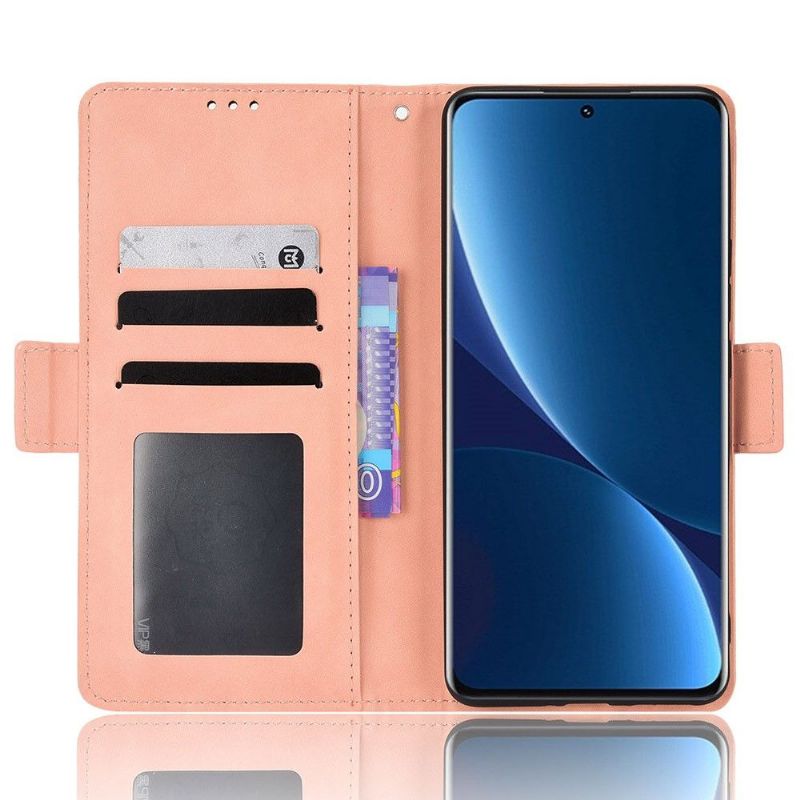 Flipové Pouzdro Na Xiaomi 12 Pro Premium S Držitelem Karty
