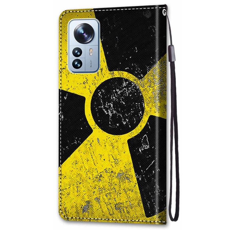 Flipové Pouzdro Na Xiaomi 12 Pro Radioaktivní Symbol