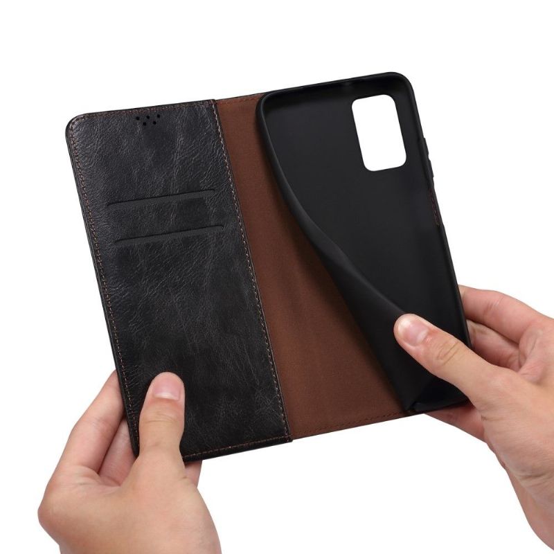 Kožené Pouzdro Na Xiaomi 12 Pro Ernestine Odkryté Švy
