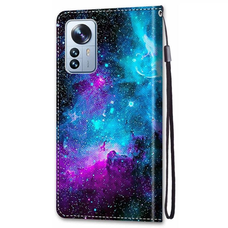 Kožené Pouzdro Na Xiaomi 12 Pro Mlhovina