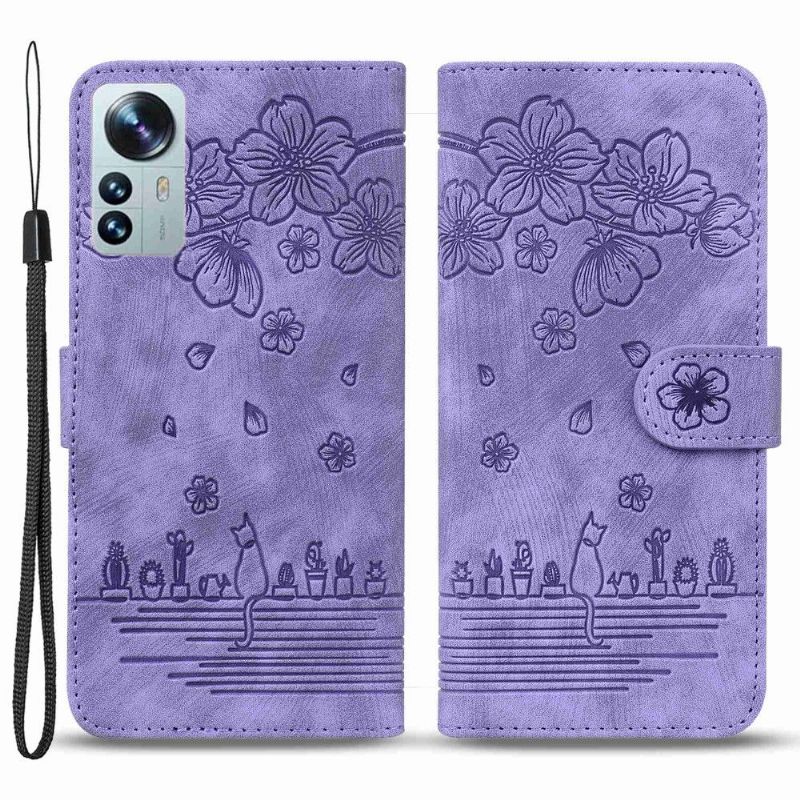 Kožené Pouzdro Na Xiaomi 12 Pro Umělecké