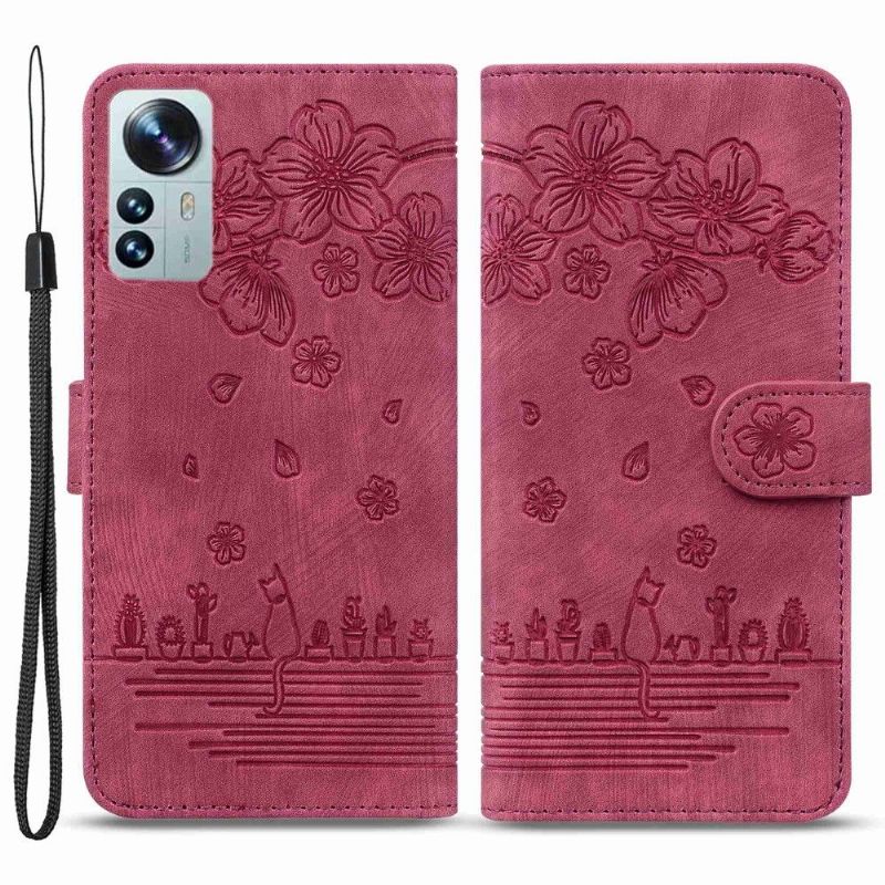 Kožené Pouzdro Na Xiaomi 12 Pro Umělecké