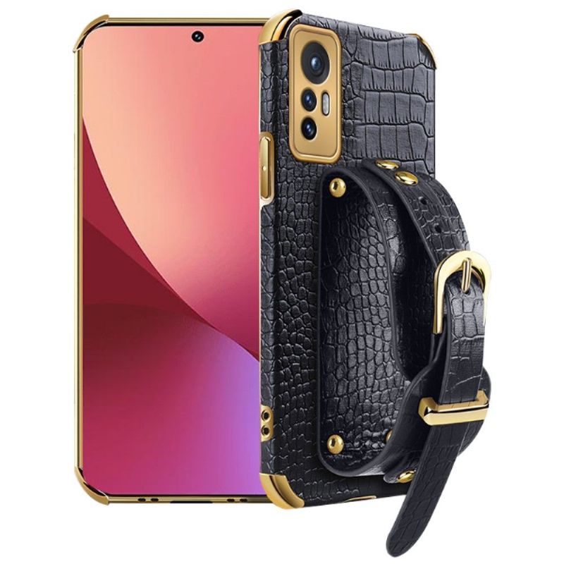 Kryt Na Xiaomi 12 Pro Croc Efekt S Páskem