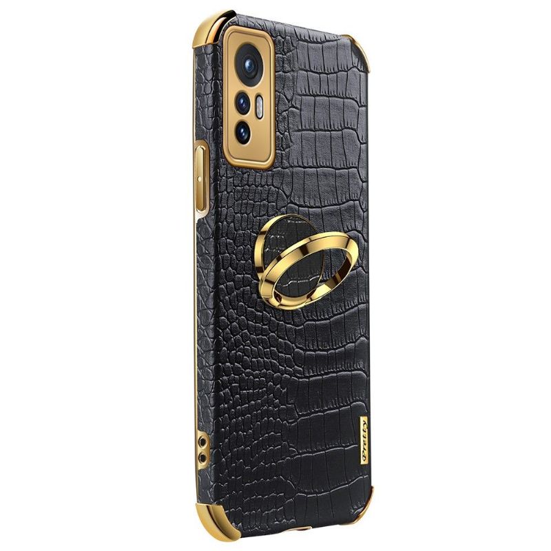 Kryt Na Xiaomi 12 Pro Croc Efekt S Prstencem
