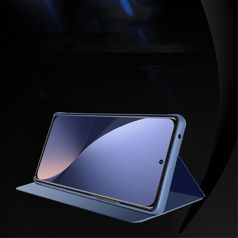 Kryt Na Xiaomi 12 Pro Flipové Pouzdro Zrcadlový Efekt