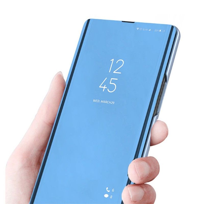 Kryt Na Xiaomi 12 Pro Flipové Pouzdro Zrcadlový Efekt