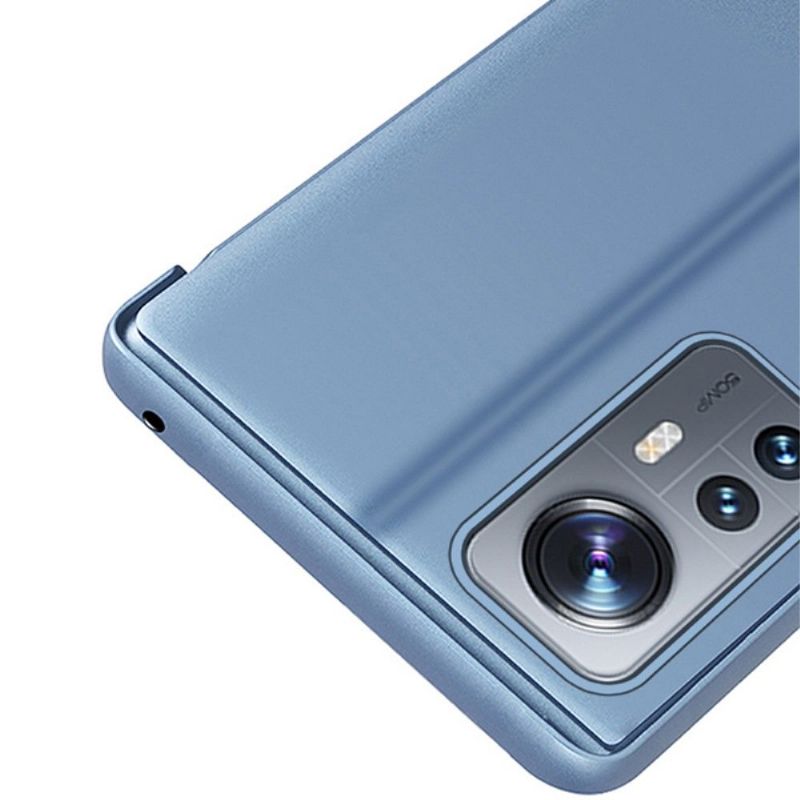 Kryt Na Xiaomi 12 Pro Flipové Pouzdro Zrcadlový Efekt