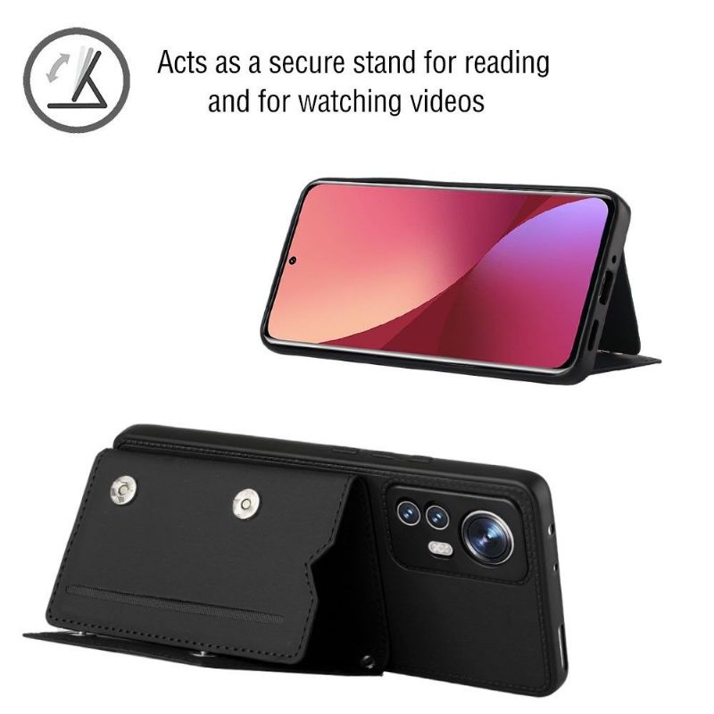 Kryt Na Xiaomi 12 Pro Vícekomorové Popruhy Aude