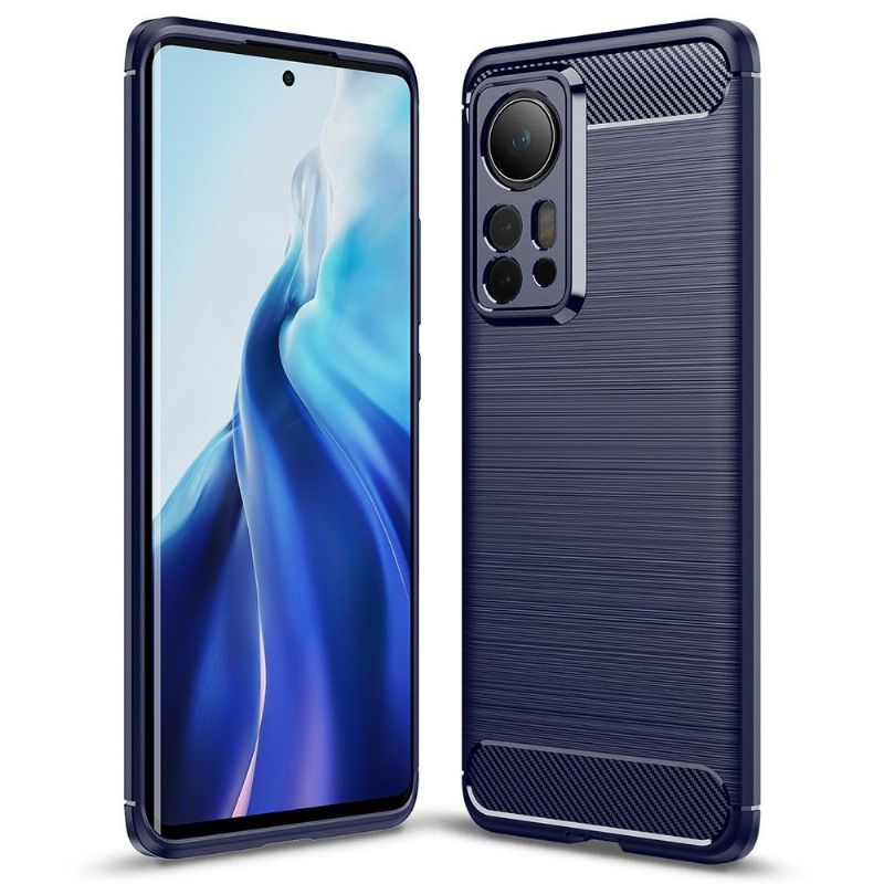 Kryty Na Mobil Na Xiaomi 12 Pro Silikonový Kartáčovaný Efekt