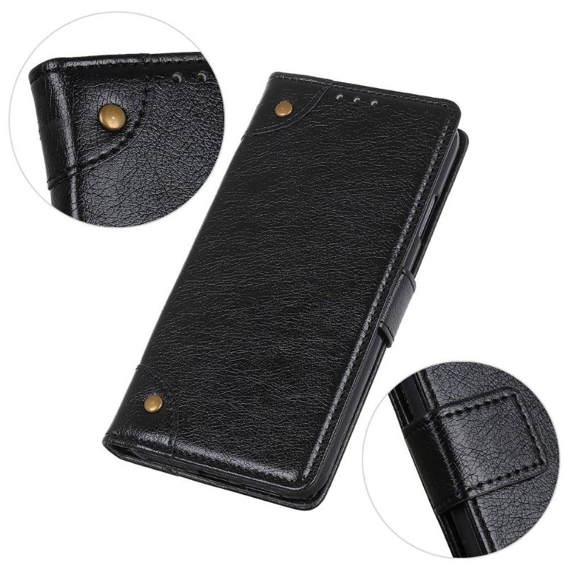 Pouzdra Na Xiaomi 12 Pro Nýty Z Umělé Kůže Simon
