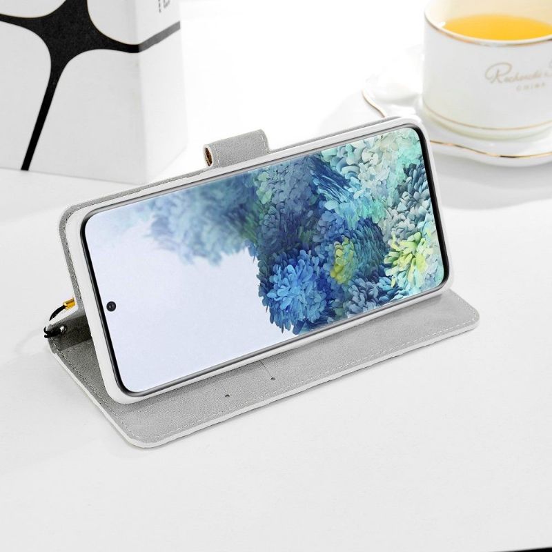 Flipové Pouzdro Na Samsung Galaxy A51 Držák Na Třpytivé Karty