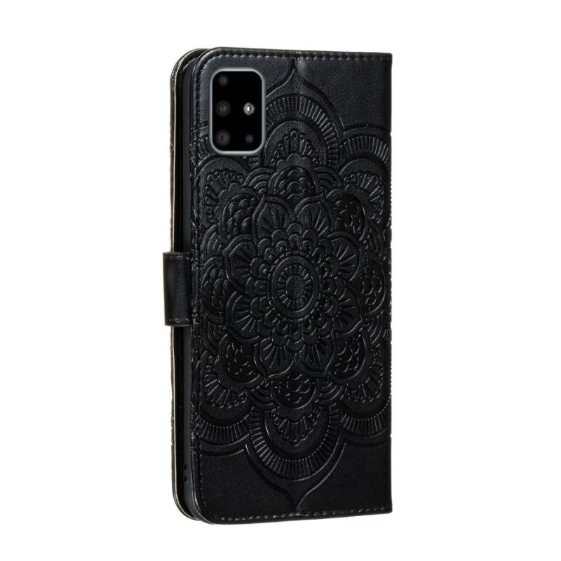 Flipové Pouzdro Na Samsung Galaxy A51 Efekt Mandala Kůže