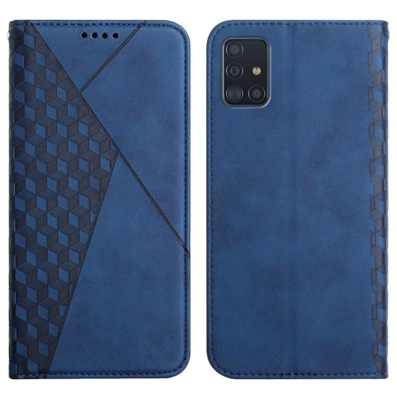 Flipové Pouzdro Na Samsung Galaxy A51 Geometrie Krychle