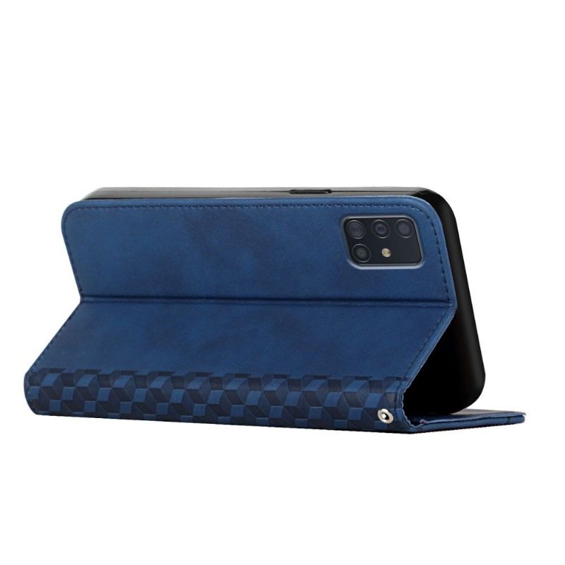 Flipové Pouzdro Na Samsung Galaxy A51 Geometrie Krychle