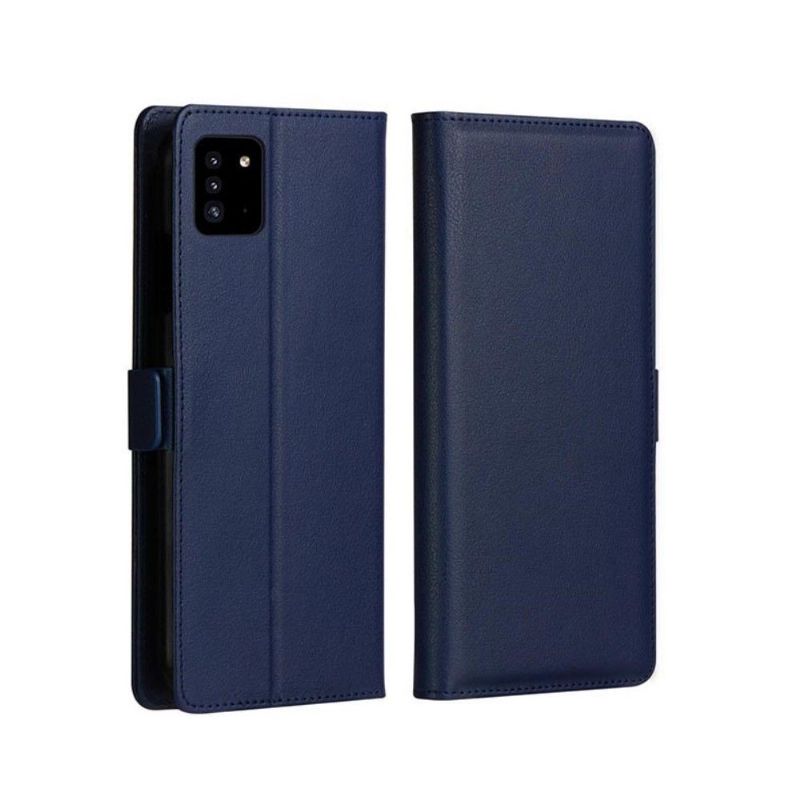 Flipové Pouzdro Na Samsung Galaxy A51 Imitace Kůže Řady Milo