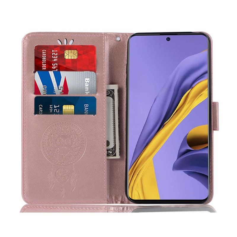 Flipové Pouzdro Na Samsung Galaxy A51 Sova Lapač Snů