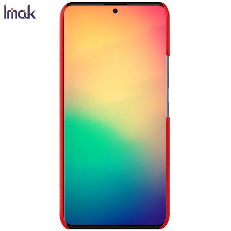 Kryt Na Samsung Galaxy A51 Imak Imitace Kůže + Tvrzené Sklo