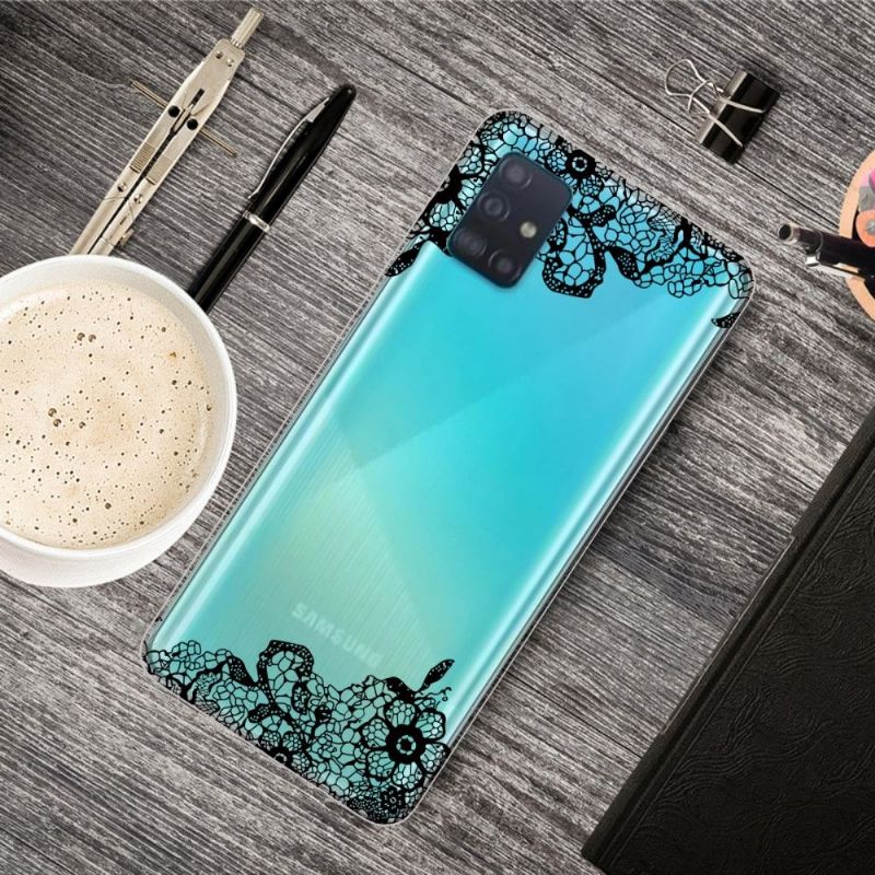Kryt Na Samsung Galaxy A51 Květinová Krajka