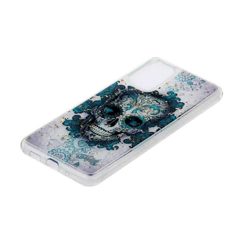 Kryt Na Samsung Galaxy A51 Květinová Lebka