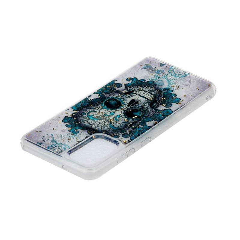 Kryt Na Samsung Galaxy A51 Květinová Lebka