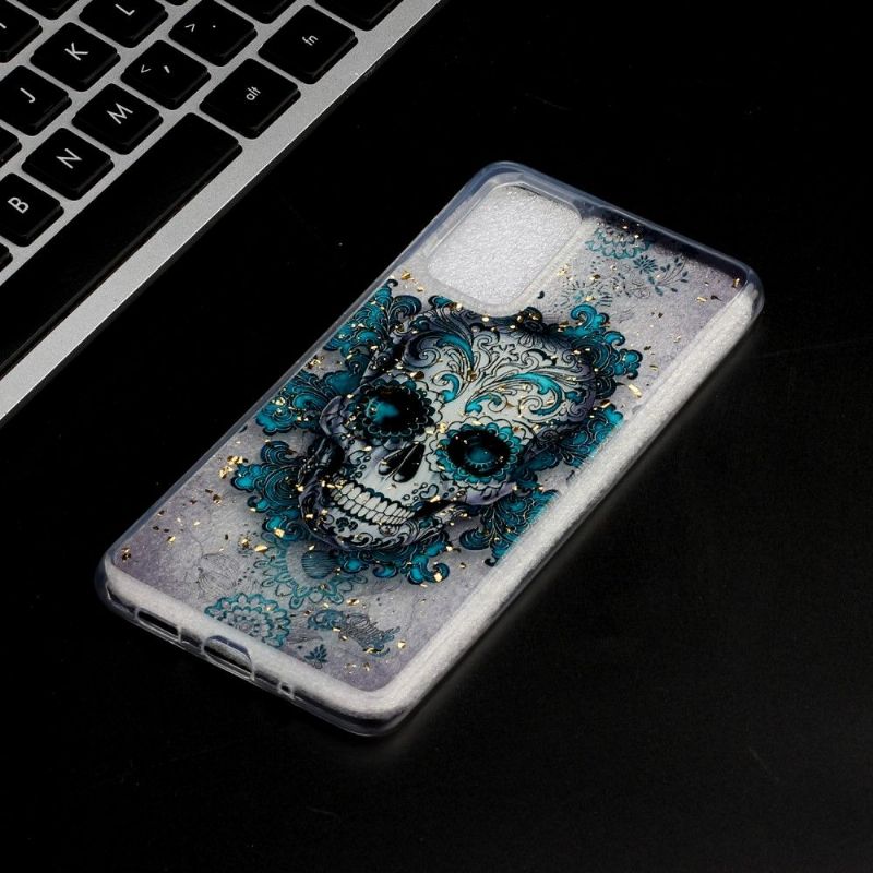 Kryt Na Samsung Galaxy A51 Květinová Lebka