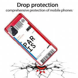 Kryt Na Samsung Galaxy A51 Palubní Vstupenka 02 Paříž
