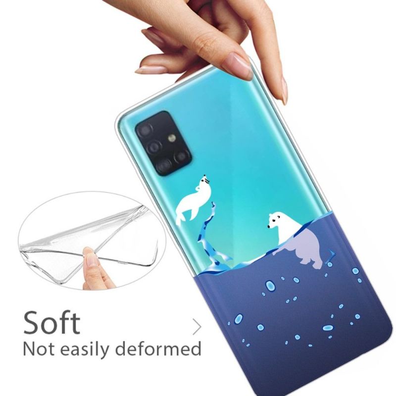 Kryt Na Samsung Galaxy A51 Tuleň A Lední Medvěd