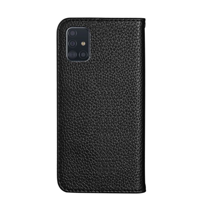Kryty Na Mobil Na Samsung Galaxy A51 Flipové Pouzdro Zrnité Umělé Kůže
