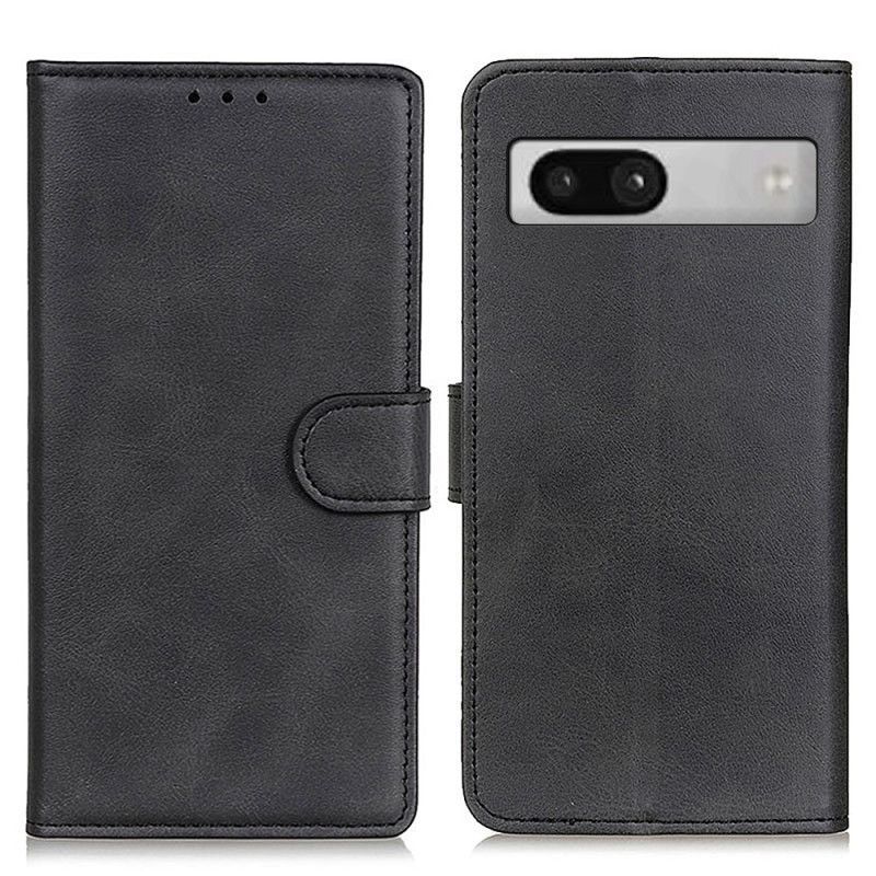 Flipové Pouzdro Na Google Pixel 7A Matná Umělá Kůže
